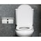Alpine Industries Universal Brushed Stainless Steel Double Post Toilet Paper Holder with Shelf. ALP487-B-MK - alternate 2